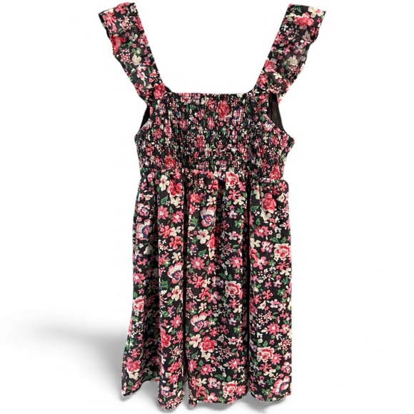 Merigold Kiss Floral Mini Dress with Ruffle Straps - Picture 2 of 5